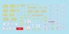 Star Decals 72-A1141 Korean War 1950-53 # 2. USMC Tanks. Pershing. 1/72